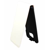 Bild von Premium Flipstyle, WHITE, Ledertasche für  Samsung SM-G850F Galaxy Alpha