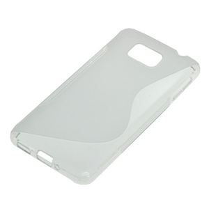 Immagine di S-CURVE, TPU-Case für  Samsung SM-G850F Galaxy Alpha, TRANSPARENT