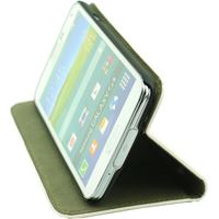 Bild von Premium Bookstyle WHITE für  Samsung SM-G900 Galaxy S5 / SM-G901F Galaxy S5 Plus, mit Standfunktion