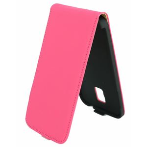 Bild von Premium Flipstyle, PINK, Ledertasche für  Samsung SM-G900 Galaxy S5 / SM-G901F Galaxy S5 Plus