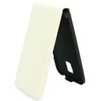 Bild von Premium Flipstyle, WHITE, Ledertasche für  Samsung SM-G900 Galaxy S5 / SM-G901F Galaxy S5 Plus