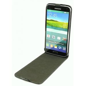 Bild von Dolce Vita Flipstyle BLACK, Ledertasche für  Samsung SM-G900 Galaxy S5 / SM-G901F Galaxy S5 Plus