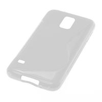 Immagine di S-CURVE, TPU-Case für  Samsung SM-G900 Galaxy S5 / SM-G901F Galaxy S5 Plus, TRANSPARENT