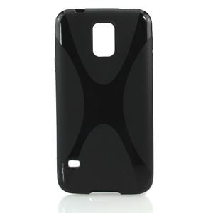 Obrazek TPU-Case, X-Design, BLACK, für  Samsung SM-G900 Galaxy S5 / SM-G901F Galaxy S5 Plus