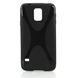 Obrazek TPU-Case, X-Design, BLACK, für  Samsung SM-G900 Galaxy S5 / SM-G901F Galaxy S5 Plus