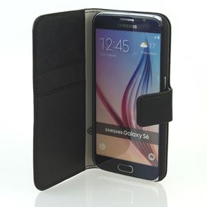 Bild von Premium Bookstyle BLACK für  Samsung SM-G920F Galaxy S6