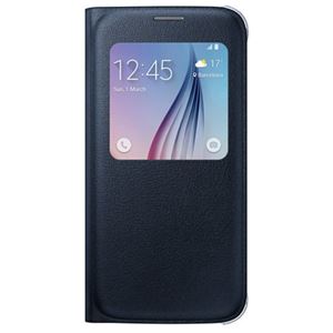Εικόνα της S-View Cover BLACK für  Samsung SM-G920F Galaxy S6, EF-CG920PBEGWW (PU)