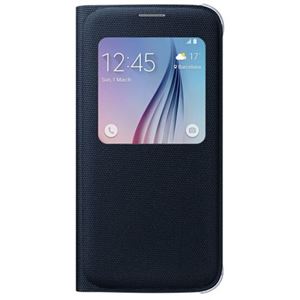 Εικόνα της S-View Cover BLACK für  Samsung SM-G920F Galaxy S6, EF-CG920BBEGWW (Fabric)