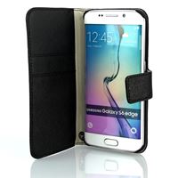 Bild von Premium Bookstyle BLACK für  Samsung SM-G925F Galaxy S6 Edge