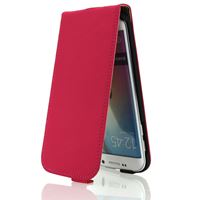 Bild von Premium Flipstyle, PINK, Ledertasche für  Samsung SM-G925F Galaxy S6 Edge