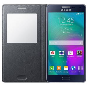 Εικόνα της S-View Cover BLACK (charcoal) für  Samsung Galaxy A5, EF-CA500BCEGWW