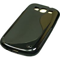 Immagine di S-CURVE, TPU-Case für  Samsung i9300 Galaxy S3 / i9301 Galaxy S3 Neo / i9305 Galaxy S3 LTE, BLACK