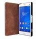 Bild von Bugatti BookCover Oslo für  Sony Xperia Z3 Compact, Echtleder, brown