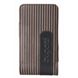 Picture of Bugatti TwinCase STRIPED BROWN  für T-MOBILE Pulse , Material: Kalbsleder