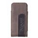 Picture of Bugatti TwinCase STRIPED BROWN  für TELME C140 , Material: Kalbsleder