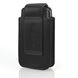 Bild von XiRRiX Vertikal Köcher-Tasche BLACK  für TELME C95 , Echleder, mit Gürtelschlaufe