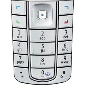 Изображение Tastaturmatte -SILVER- für  Nokia 6230 / 6230i, Keymatt Assy