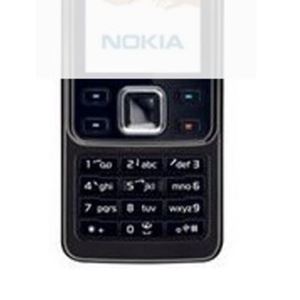 Εικόνα της Tastaturmatte -BLACK- für  Nokia 6300 / 6300i