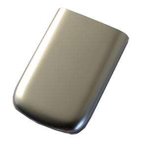 Afbeelding van Akkufachdeckel STEEL SILVER für  Nokia 6303 Classic / 6303i Classic