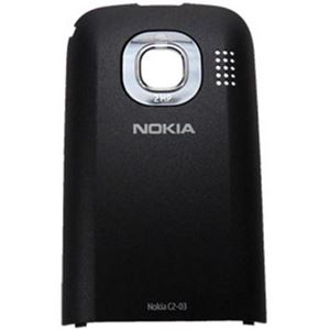 Afbeelding van Akkufachdeckel CHROME BLACK für  Nokia C2-03