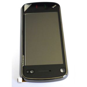 Afbeelding van Frontcover BLACK für  Nokia N97 mit Displayscheibe und Touchscreen