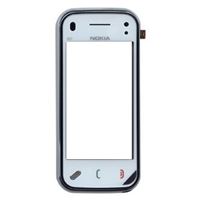 Bild von Frontcover WHITE für  Nokia N97 Mini mit Displayscheibe und Touchscreen