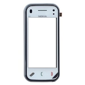 Bild von Frontcover WHITE für  Nokia N97 Mini mit Displayscheibe und Touchscreen