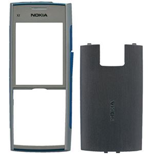 Picture of Coverset BLUE / SILVER für  Nokia X2