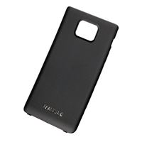 Afbeelding van Akkufachdeckel Metallic BLACK für  Samsung i9100 Galaxy S2 / i9105 Galaxy S2 Plus,