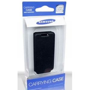 Immagine di Akkufachdeckel / Akkuflappe BLACK für Samsung S5230 mit Displayschutz, EF-C888BBECSTD