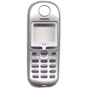 Bild von Gehäuse-Oberteil für Siemens S35 - SILVER-EDITION (incl. eingebauten Mikro / Lautsprecher !)