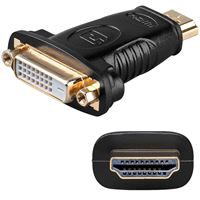 Изображение Adapter: HDMI Stecker A auf DVI Buchse