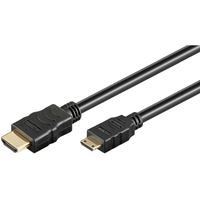 Imagen de Mini HDMI auf HDMI Kabel, 2 Meter, MHDMI Stecker C auf HDMI Stecker A