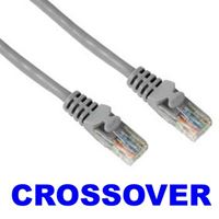 Εικόνα της Patchkabel CROSSOVER 10 Meter, CAT 5e UTP - Grau - Für die direkte Verbindung PC-PC