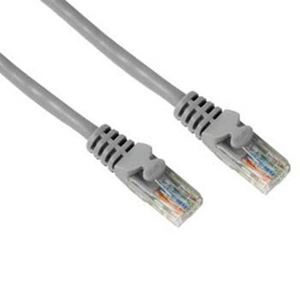 Image de Patchkabel 20 Meter, CAT 5e UTP - Grau - Geeignet für Netzwerk, ADSL und ISDN