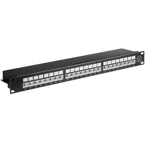 Изображение CAT 6A Ethernet Patch Panel 24 Port STP Geschirmt