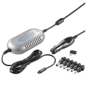 Изображение 12-16V DC Universal Notebook-Netzteil / Ausgang: 15-20 V DC 6000 mA (120W) mit 7 Adapterstecker (inkl. 1 Dell Stecker)