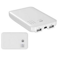 Afbeelding van PowerBank, ca. 5000 mAh, für  Apple iPad / iPad 2 / iPad 3, Ausgang: 2x USB (1x 0,5A + 1x 1A oder 1x 1,5A)