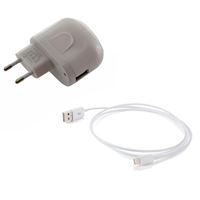 Immagine di Cabstone Ladegerät 230V für  Apple iPad 4 / iPad Air / iPad Air 2 / iPad Mini / iPad Mini 2 Retina / iPad Mini 3, Lightning Daten & Ladekabel inkl. Ladegerät WHITE