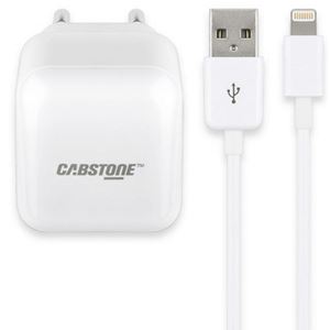 Picture of Cabstone Ladegerät 230V für  Apple iPad 4 / iPad Air / iPad Air 2 / iPad Mini / iPad Mini 2 Retina / iPad Mini 3, Lightning Daten & Ladekabel inkl. Cabstone Ladegerät WHITE