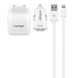 Obrazek Cabstone All-in-One Power Set: Ladegerät 230V & KFZ-Ladegerät 12/24V für  Apple iPad 4 / iPad Air / iPad Air 2 / iPad Mini / iPad Mini 2 Retina / iPad Mini 3, Lightning Daten & Ladekabel WHITE