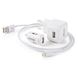 Imagen de Cabstone All-in-One Power Set: Ladegerät 230V & KFZ-Ladegerät 12/24V für  Apple iPad 4 / iPad Air / iPad Air 2 / iPad Mini / iPad Mini 2 Retina / iPad Mini 3, Lightning Daten & Ladekabel WHITE