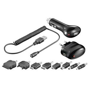 Image de Lade-Kit 3in1 (USB, 12V und 230V) für  ZTE Light V9 / Optik