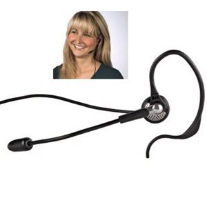 Resim Headset für schnurlose Telefone mit 2,5-Klinken-Buchse - Mit biegsamen Mikro