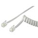 Изображение Hörerkabel / Spiralkabel 2 m , beidseitig UAE-Stecker 4-pol (RJ10), WHITE