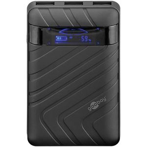 Изображение Goobay PowerBank mit LCD-Anzeige, ca. 9000 mAh  für LG V900 Optimus Pad , Ausgang: 2x USB (3x 2,1A / mit Auto-ID max. 3A)