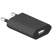 Immagine di Ladegerät / Adapter SMALL 230V auf 1x USB, 1A, BLACK