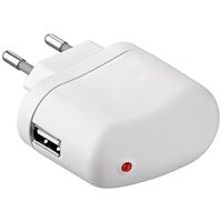 Immagine di Ladegerät / Adapter 230V auf 1x USB, 1A, WHITE