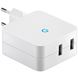 Imagen de Ladegerät / Adapter 230V auf 2x USB, 4,2A , WHITE