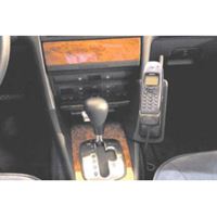 Resim Telefon-Konsole für Audi A6, ab Bj. 97-/2001 + Allroad, ab Bj. 05/2000- , BLACK, Echtleder